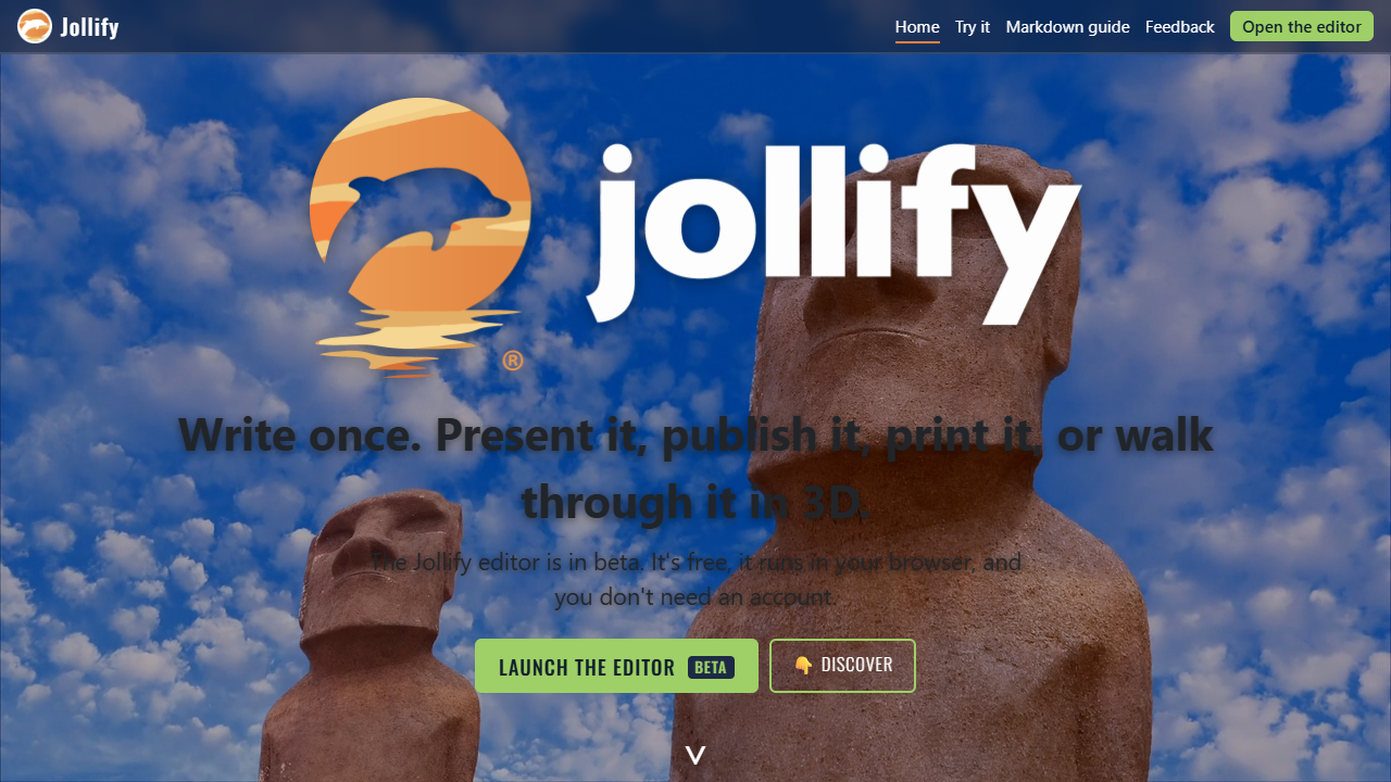 This website's home page